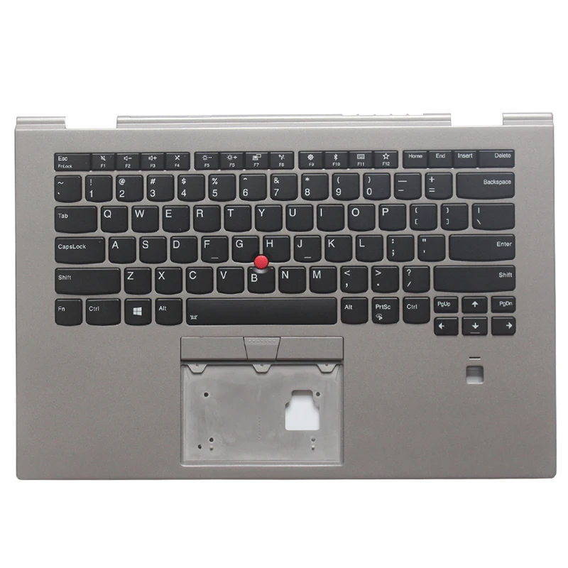 new us laptop keyboard for lenovo thinkpad x1 yoga 3rd gen backlit us keyboard with palmrest sm10m69917 sm10m69920 free global shipping