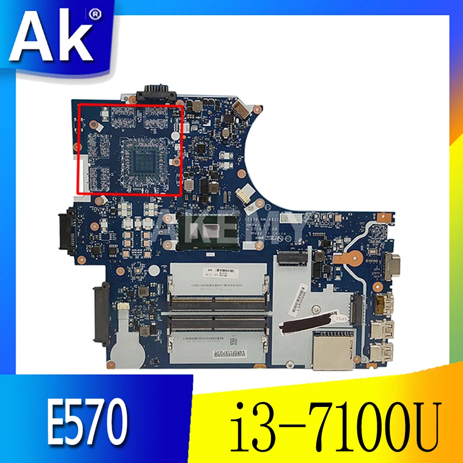 

NM-A831 материнская плата для ноутбука Lenovo Thinkpad E570 E570C CE570 NM-A831 лаптоп материнская плата с i3-7100U процессор