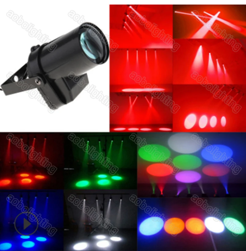 3 Вт RGB светодиодный Pin пятно луча сценическое освещение диско DJ вечерние бар
