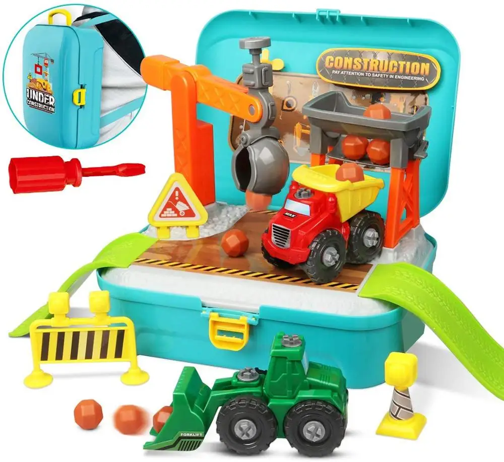 Разобрать строительные Грузовики Набор 56 шт ролевые инструменты игрушки набор в