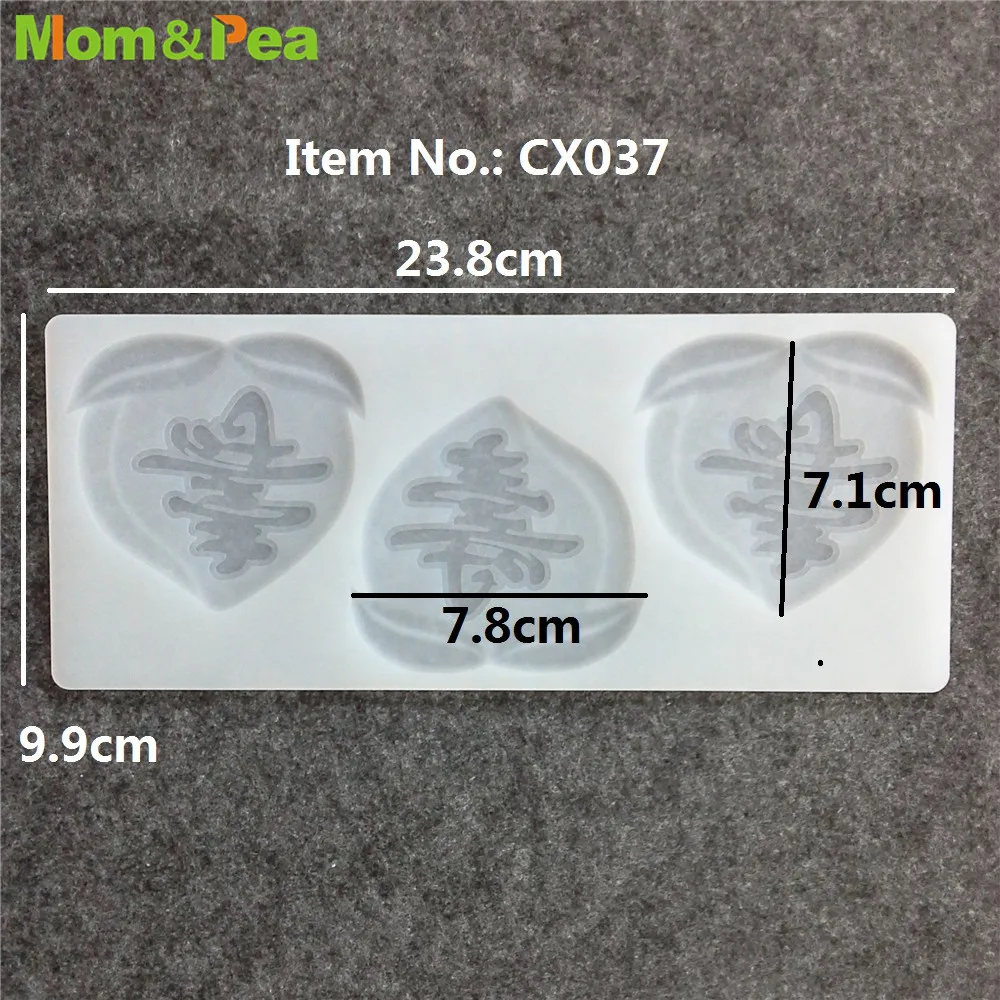 

CX037 3-персиковая силиконовая форма для шоколада, декоративной помадки, инструменты для украшения торта