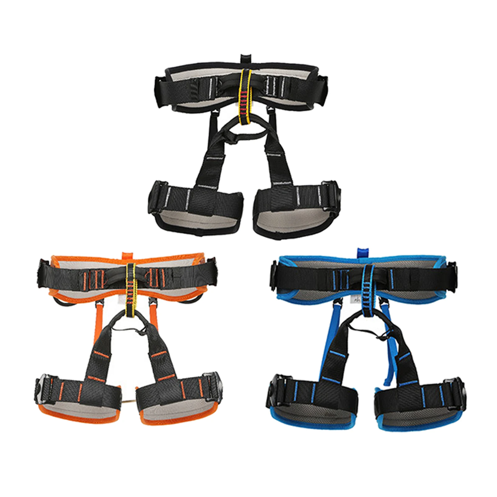 

Adjustable Climbing Harness, Mountaineering Climbing Harness, Arborist Tree Construction Half Body Harness Sitting Belt