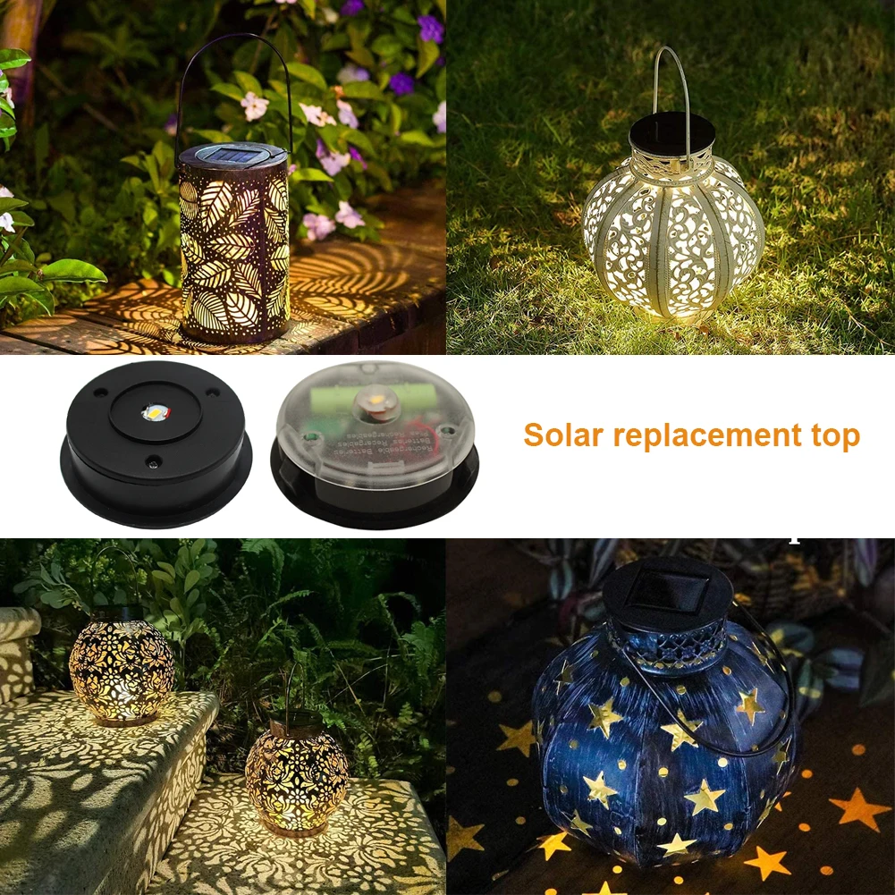 

Led Solar Lamp Battery Box Garden Accessories Hanging Lanterns Replacement Top Outdoor Home Professional Pathway 7cm/8cm