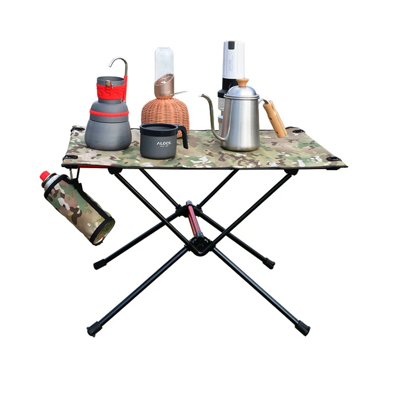 Легкий Складной тактический стол из алюминиевого сплава, стол для кемпинга, сетчатый стол для барбекю и пикника