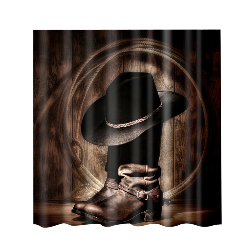 

Shower Curtain Bathroom Water Resistant Polyester Fabric Drapes 16 Patterns