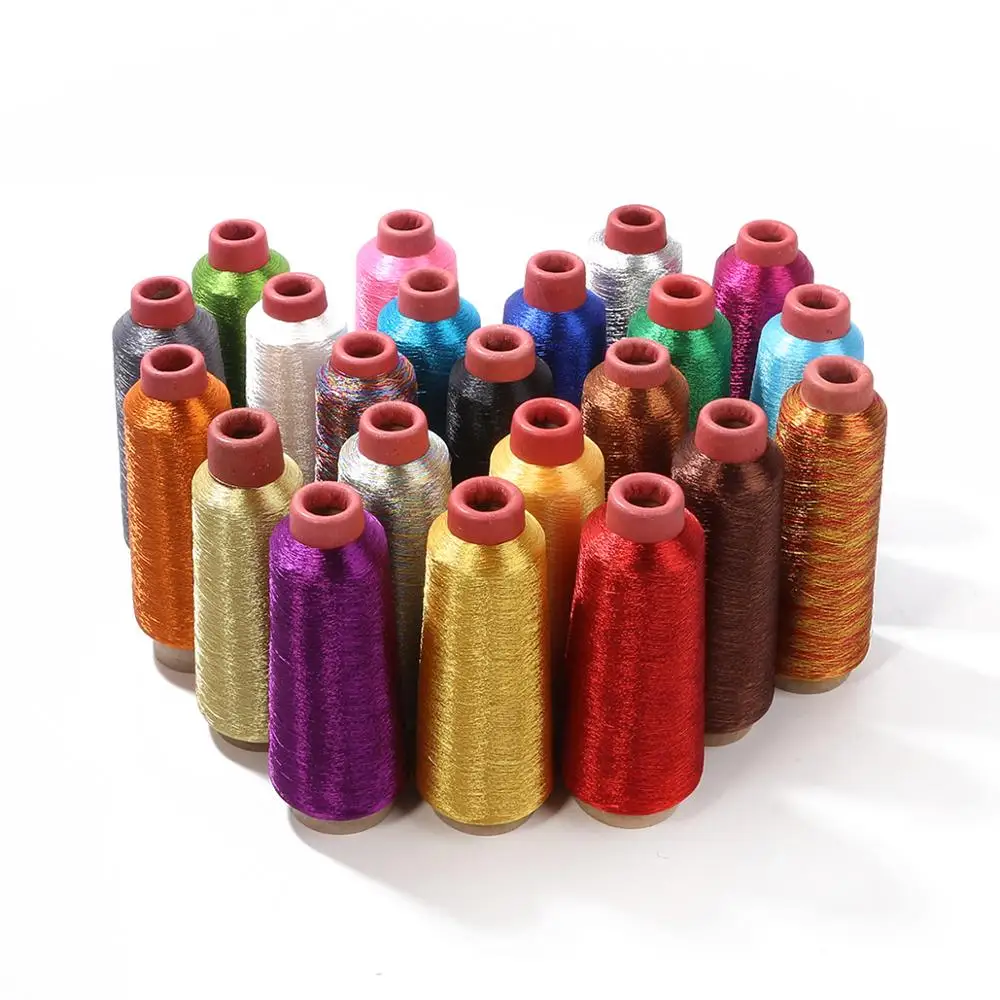 3250 м/рулон разноцветная DMC Металлическая Вышивка для вязания крючком вышивка