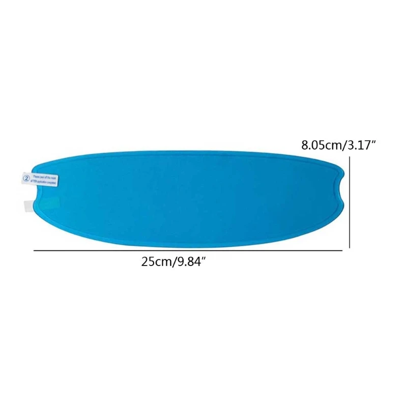 

Helmet Clear Anti-Rain Anti-Fog Patch Film Universal Lens Film For Motorcycle Visor Shield Fog Resistant T3ED