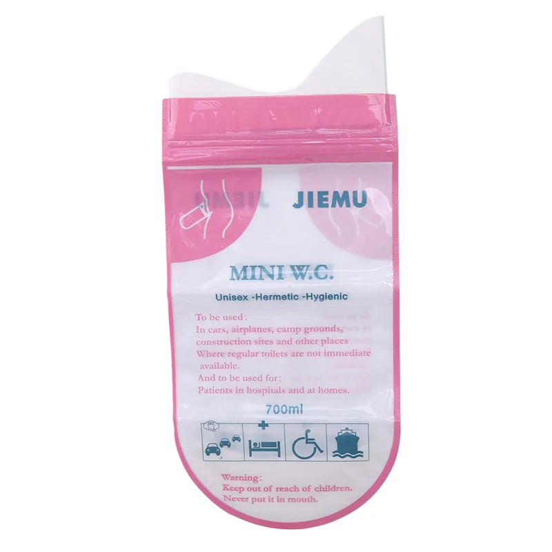 

2021 Best Sale Baby Kids Training Pants 4 Pcs/Set Portable Disposable Travel Emergency Urine Bag Vomiting Bag Mini Toilet