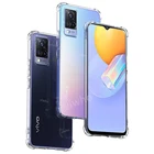 Силиконовый чехол для VIVO Y31, прозрачный мягкий прозрачный чехол из ТПУ для vivo y31 y 31 3 1 31y V2036 6,58 дюйма, чехол для телефона s