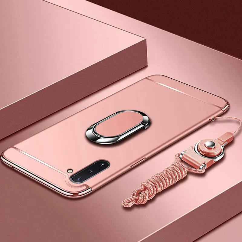 Чехол с магнитным кольцом-держателем для Samsung Galaxy S9 S8 S7 S6 edge plus A8 A7 A9 J8 J6 J4 2018 3 в 1