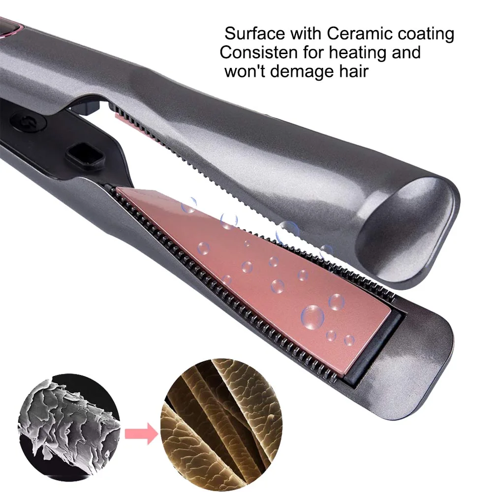 Профессиональный Выпрямитель для волос Biutee плойка волнистые витые пластины 2 в 1