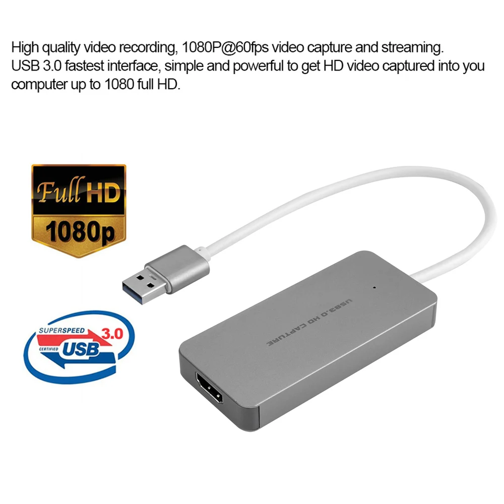 1080P конвертер в реальном времени ezcap265 USB 3 0 HD записывающая карта видео игра