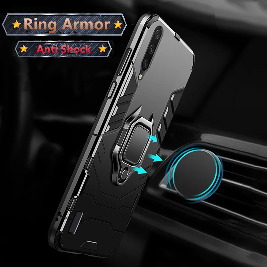 Бронированный металлический держатель-кольцо для Xiaomi Redmi Note 8T 6 7 8 Pro 7A 8A K30 K20 Mi 9 Lite SE A2 A3 Case on.