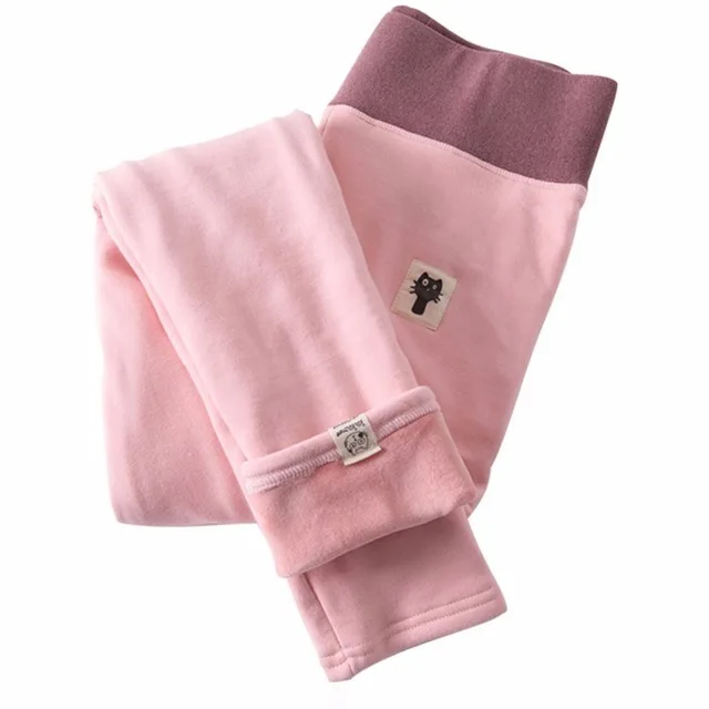 Pink 1 Xs-xl Модные женские эластичные леггинсы с высокой талией, утепленные бархатные брюки большого размера, сексуальные леггинсы, повседневные штаны для женщин - Цвет: Pink 1