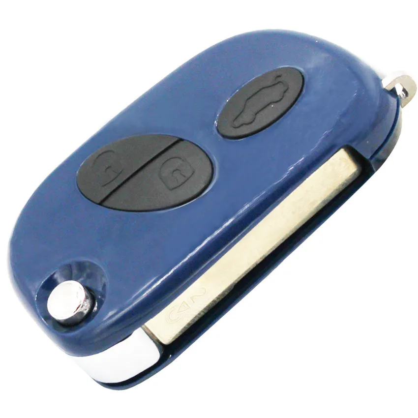 Умный откидной ключ с 3 кнопками пустой чехол для ключей дистанционным