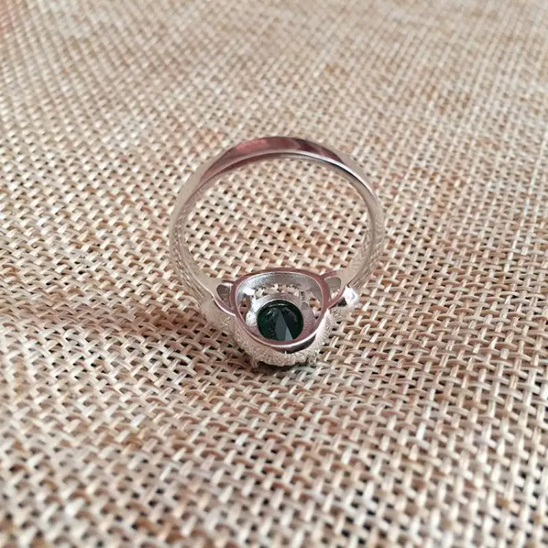 Настоящее чистое 925 пробы серебряные кольца для женщин Уникальный дизайн большой