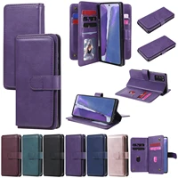 wallet leather a41 cases for galaxy note 20 s20 ultra a51 a71 m31 m51 a31 a21s a11 a01 s10 plus case multi card slot phone bag