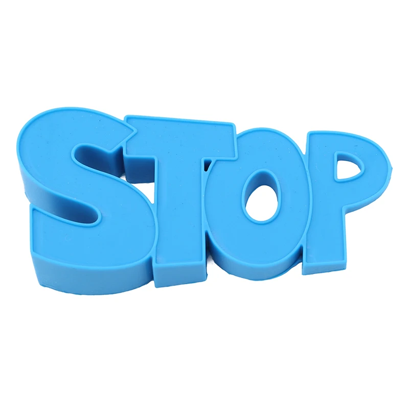 

STOP" Silicone Door Stops Door Stoppers Children Anti-Folder Hand Security Door Card Hanging Door Stop Floor Nail-free Doorstop