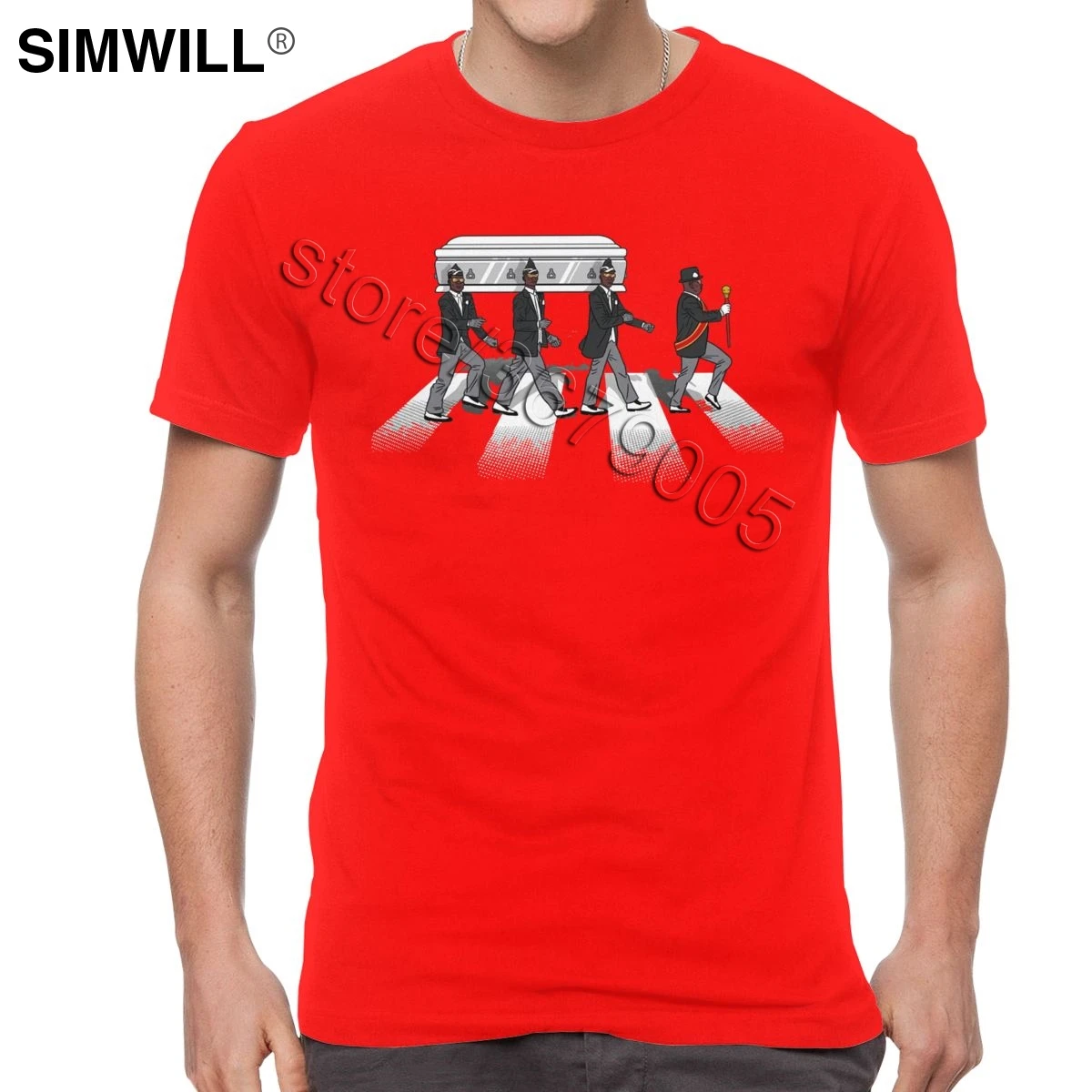 Забавная танцевальная футболка с гроб Мужская хлопковая коротким рукавом 2020