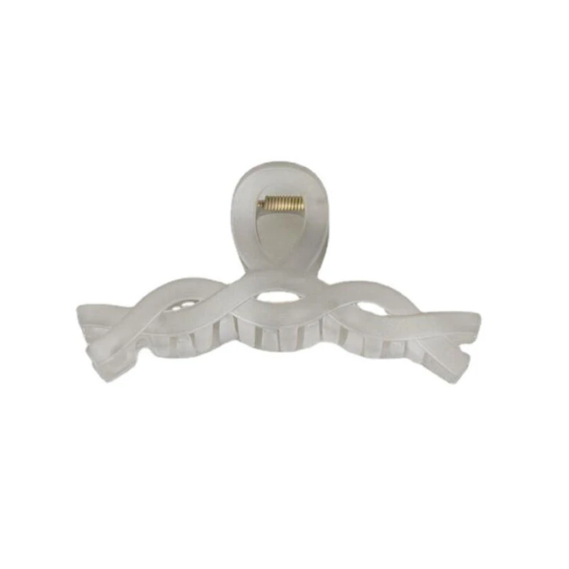 

2021 New Fashion Acetate Acrylic Hair Claw Geometric Hollow Hair Clip Hair Clamps Crab for Women Hair Accessories