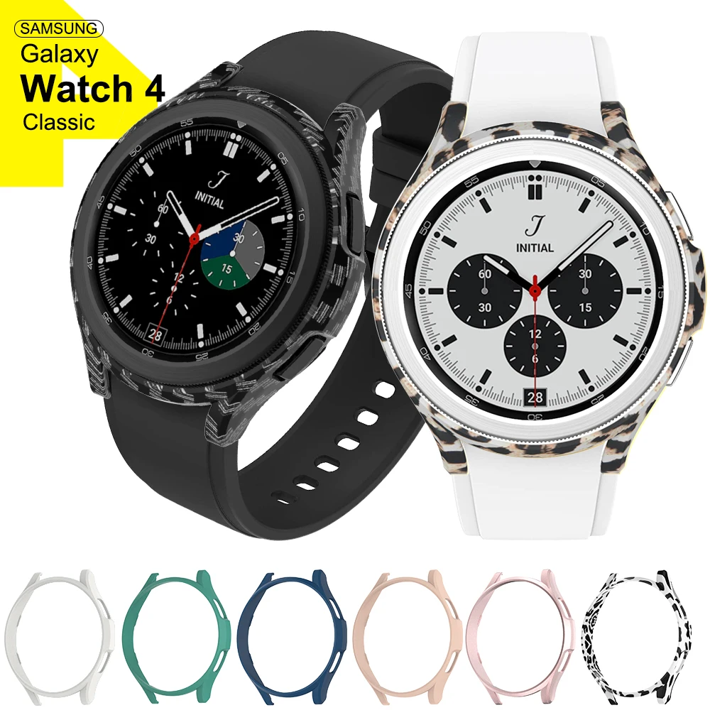 

Watch Cover for Samsung Galaxy Watch 4 Classic 42mm 46mm, PC Slim Matte Case Protective Bumper Shell for Galaxy Watch 4 Classic