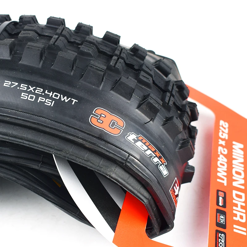 MAXXIS Высокая роликовая велосипедная шина 26 27,5 бескамерная готовая TR 26*2,4 27,5*2,4 2,5 шины для горного велосипеда Складные шины MINION DHF DHR