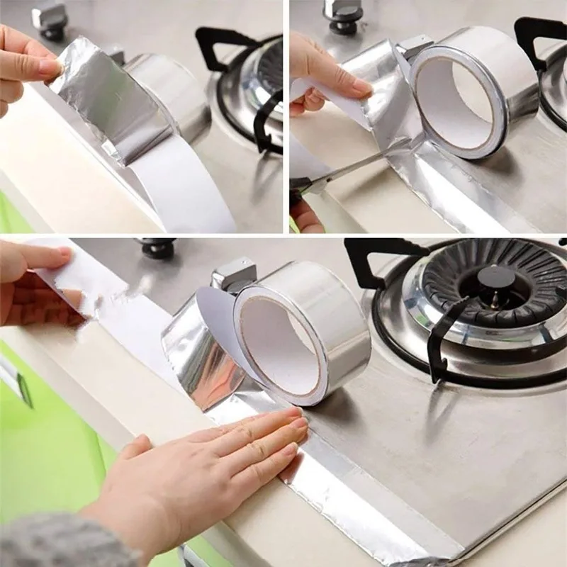 Профессиональная лента из алюминиевой фольги очень толстая прочная клейкая ОВКВ