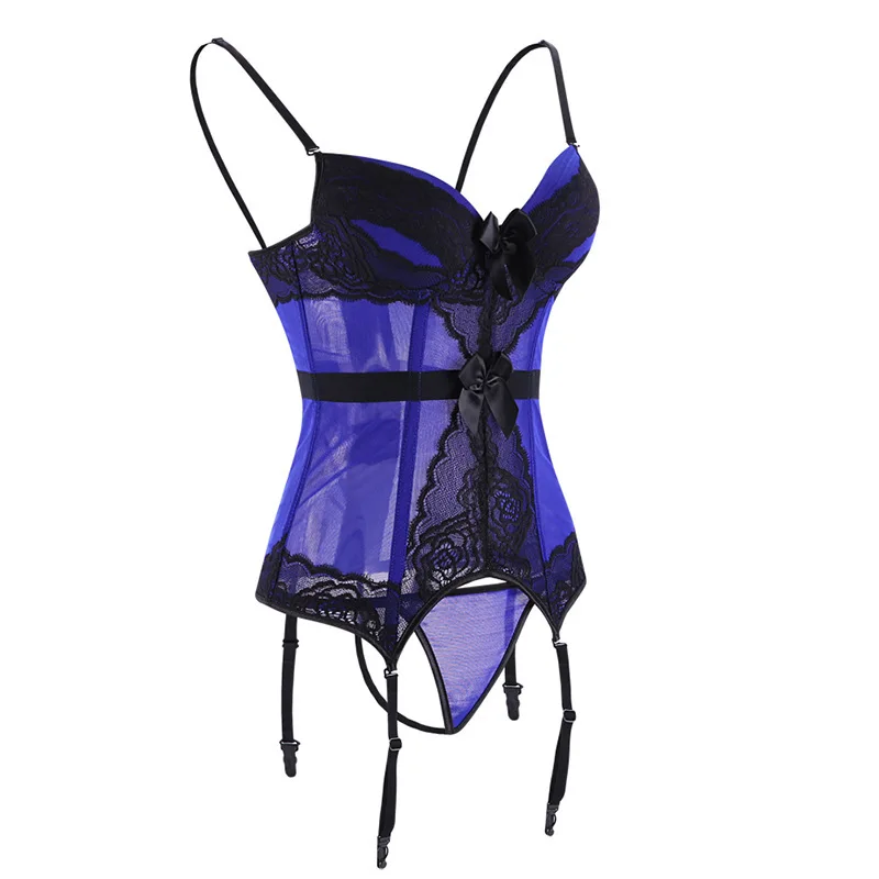 Соблазнительный корсет-бюстье и бюстье с чашкой комплект нижнего белья женское