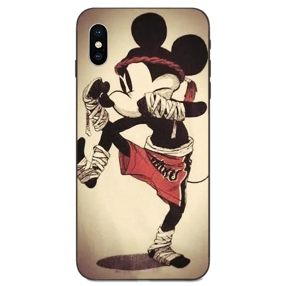 For Apple iPhone 4 4S 5 5S SE 6 6S 7 8 11 Plus X XS Max XR Pro TPU Fashion Muay Thai Cool Cartoon | Мобильные телефоны и