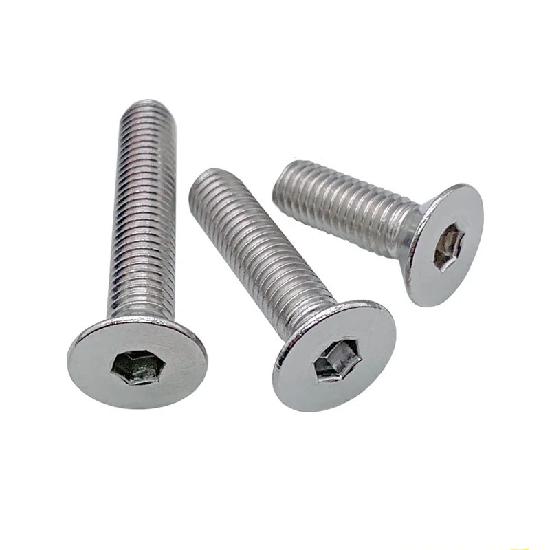 30 шт. 8 #-32 шестигранные потайные винты с шестигранной головкой плоской