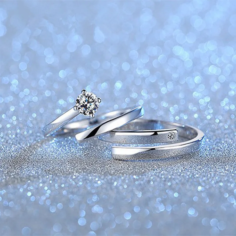 Подлинное CZ обручальное кольцо для свадьбы модные обручальные кольца женщин и