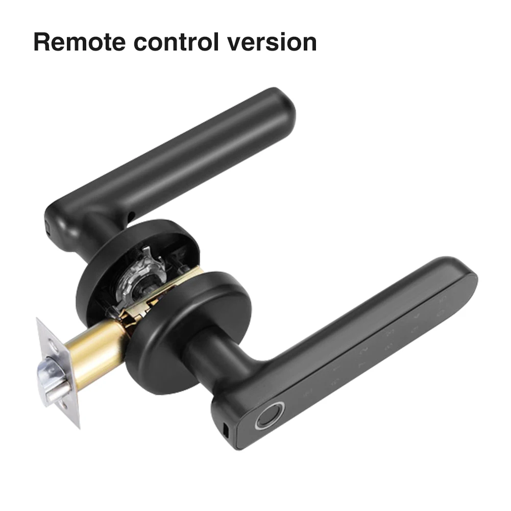 

Home With Handle Electronic Door Deadbolt Lock 2 In 1 Keyless Entry TouchScreen Office Fingerprint Smart Apartment Residential