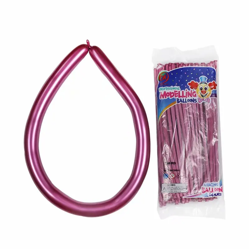 10 шт. волшебный Длинные Воздушные шары металлик длинная полоса шар блестящий