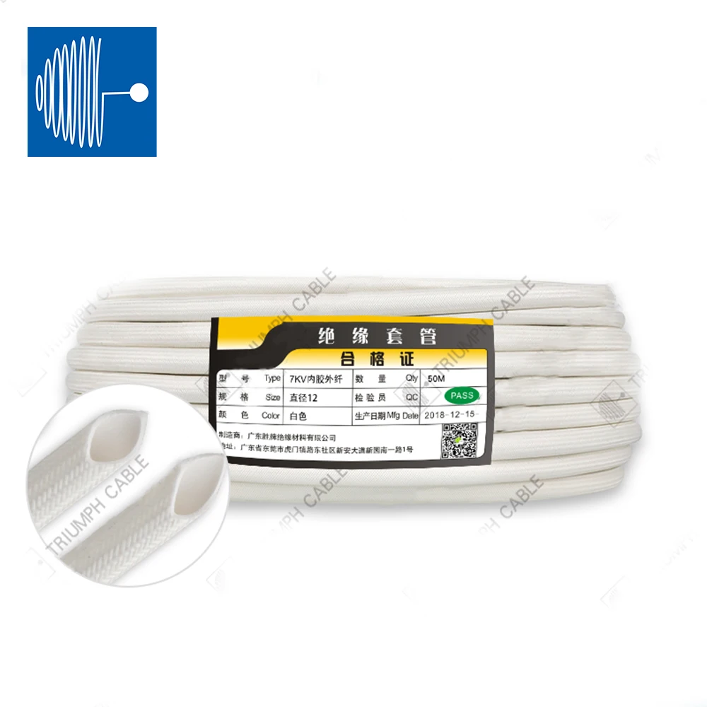 TRUMPHCABLE Прямая продажа силиконового стекловолокна 1 5 кв термостойкость