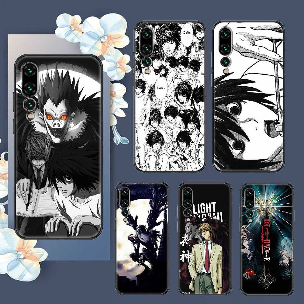 Чехол для телефона с аниме «тетрадь смерти» L · Lawliet для Huawei P Mate P10 P20 P30 P40 10 20 Smart Z Pro Lite 2019, черный красивый тренд hoesjes
