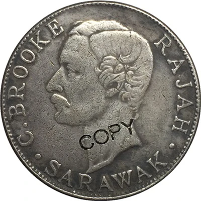 

Копия монеты Саравак 50 центов 1906-H