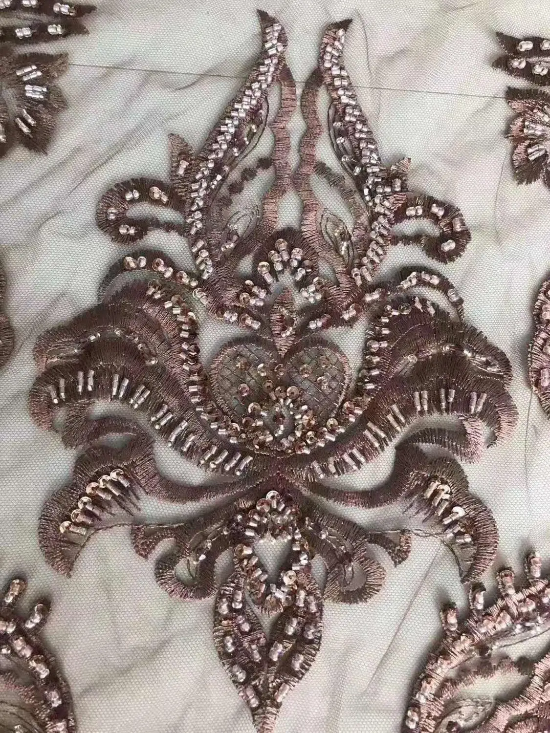 Hand Beaded Embroidery French Mesh Lace High Quality Fabric Africa Nigeria Dress Wedding 5yards | Дом и сад