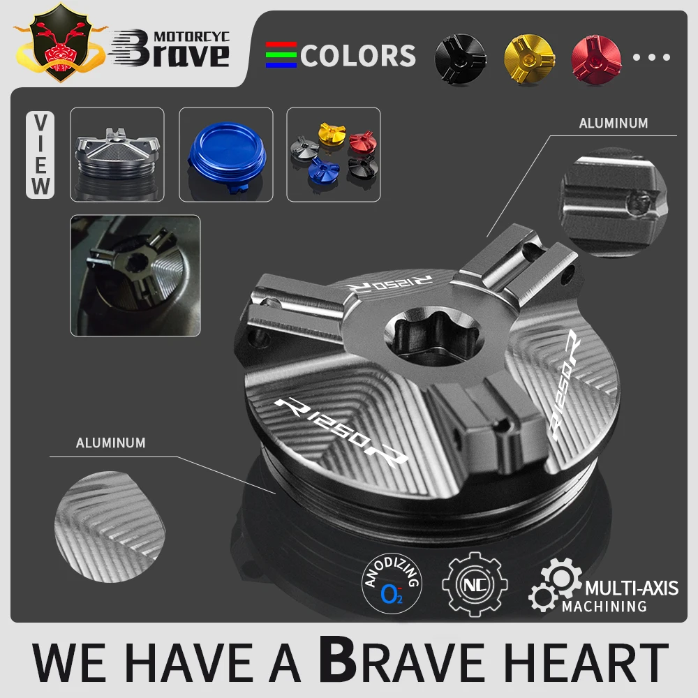 

For BMW R1250R 2018 2019 2020 R 1250 R Motorcycle Engine Oil Filler Cap Oil Tank Cover Caps R1250 R 1250R