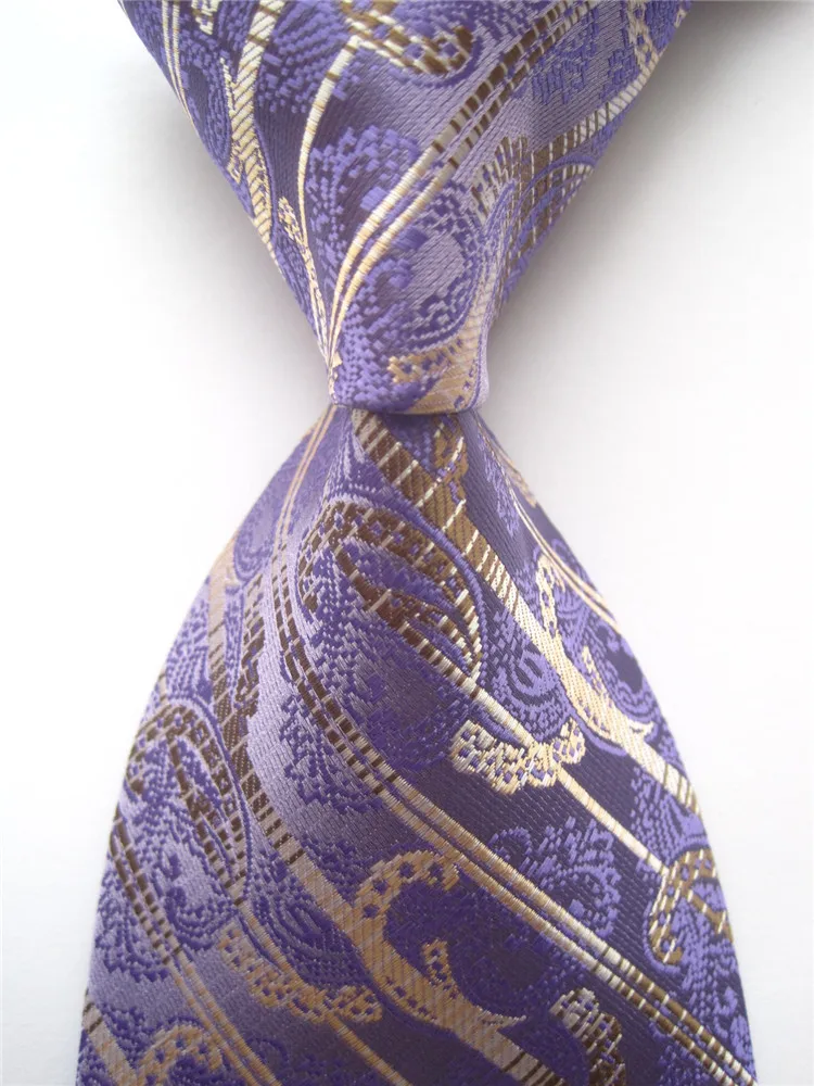 2019 новый мужской модный классический галстук розовый цветочный 100% жаккардовый