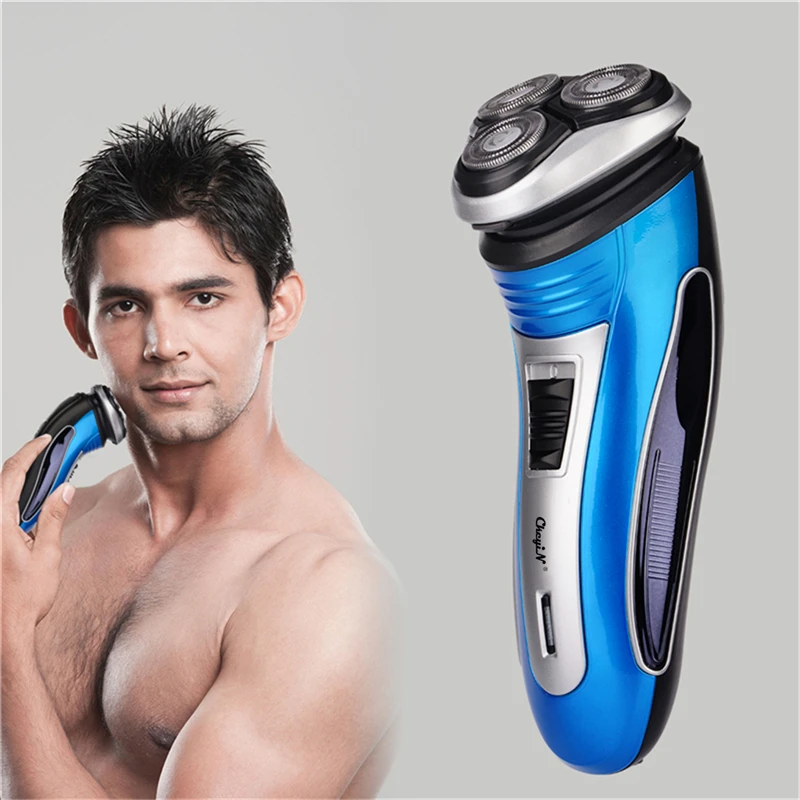 Электробритва Мужская аккумуляторная с тройными плавающими головками и