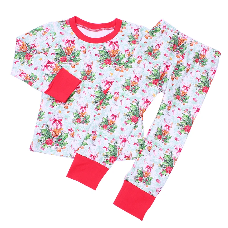 2-8Y Christmas Boy Pajamas Toddler Girls Christmas Pjs Kids Winter Clothes Baby Boys Sleepwear Xmas Grinch Pajamas Set