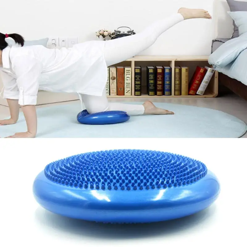 

1pc Point Massage Ball Stress Relief Foot Back Body Muscle Massage Cushion Mat Yoga Balance Cushion With Air Pump Newest