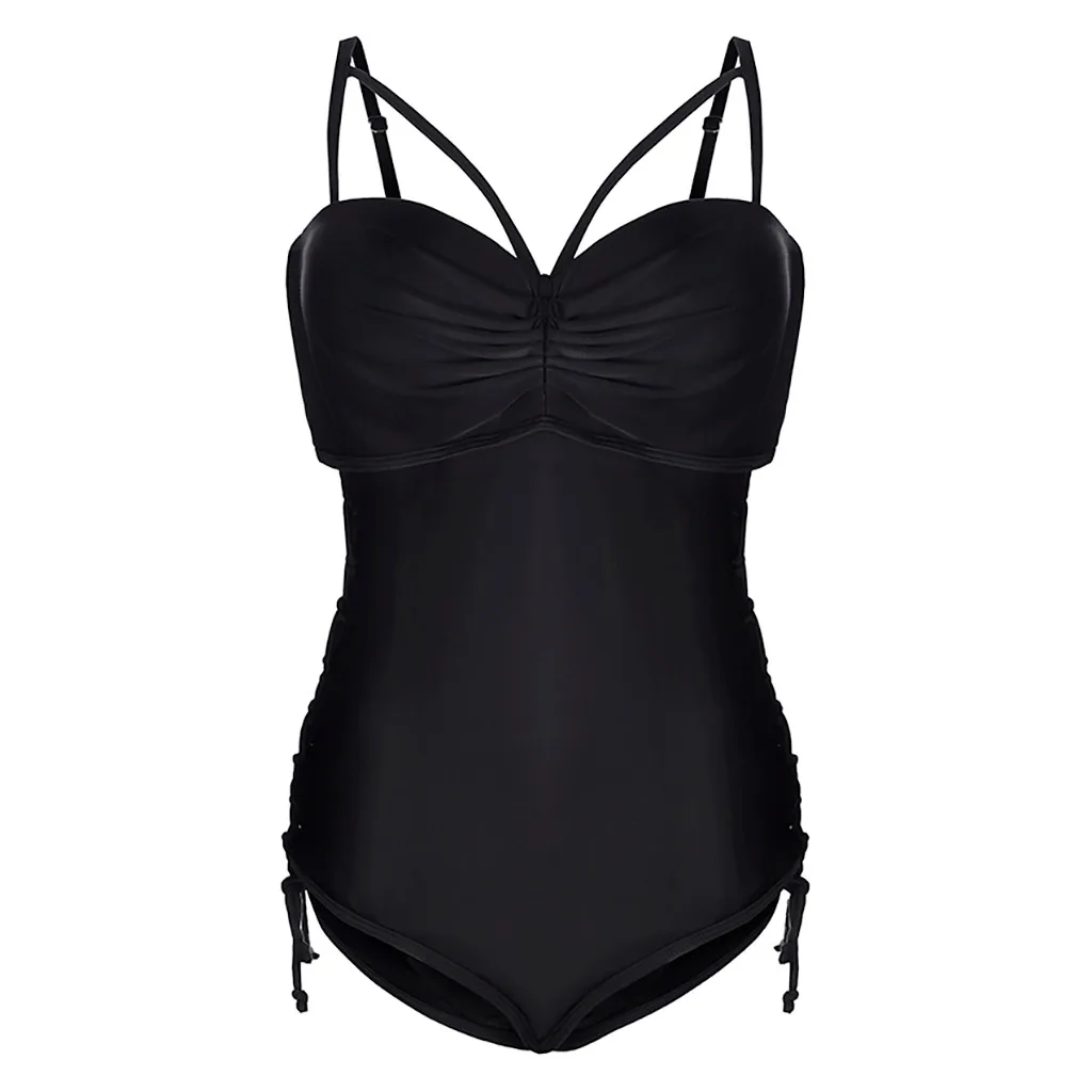 Сплошной Женский купальник SAGACE с открытыми плечами Мягкий купальный костюм