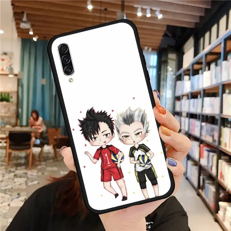 

Anime Haikyuu Hinata Attacks Phone Case For Samsung A20 A30 30s A40 A7 2018 J2 J7 prime J4 Plus S5 Note 9 10 Plus