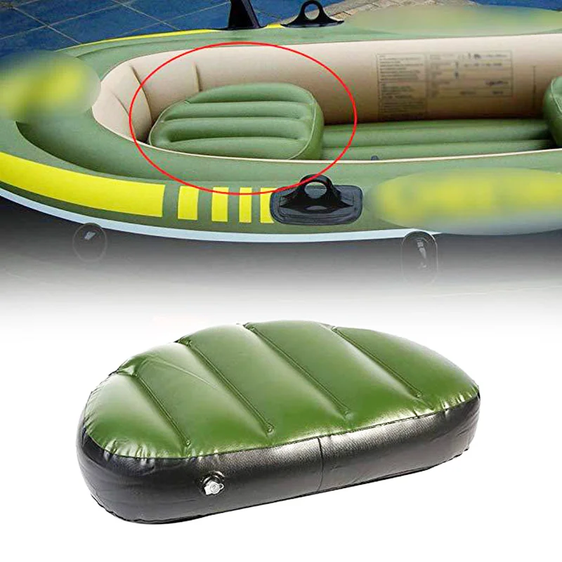 Durable PVC Inflatable Air Cushion Mat Waterproof Fishing Boat Outdoor Pillow For Water Skiing Drifting Sport | Спорт и развлечения