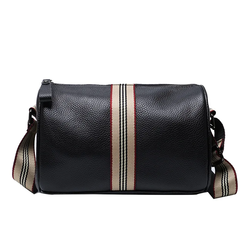 

Women Bag 2020 Genuine Leather Splicing Personality Fashion Designer Luxury New Handbags Crossbody Messenger Shoulder Bags