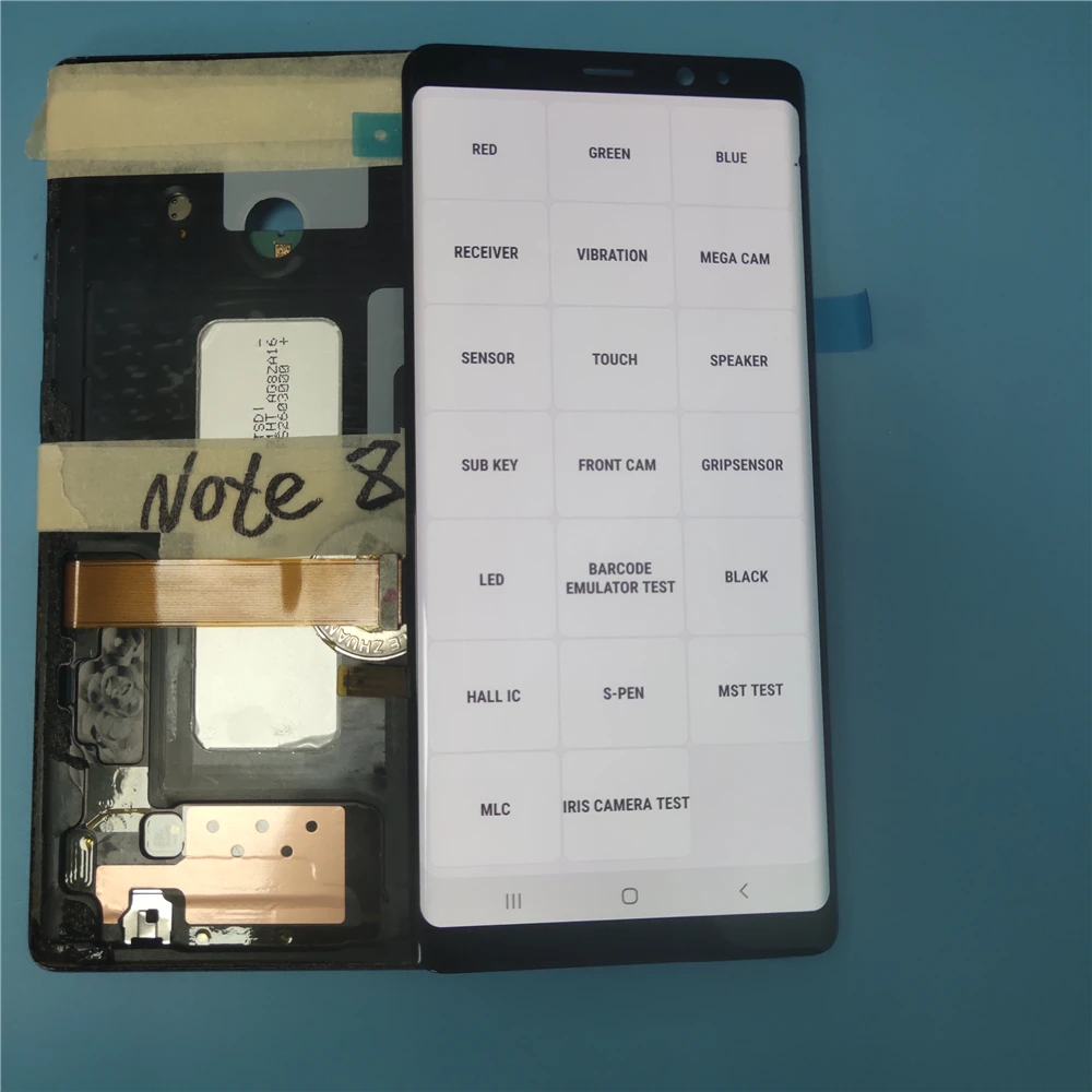 Сенсорный ЖК дисплей Dead point для Samsung Note 8 дигитайзер сенсорного экрана Galaxy N9500 N9500F