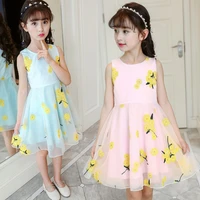 flower girl dress 2020 summer kids dresses floral children clothing princess party dress for girls clothes 4 6 8 10 11 12 years