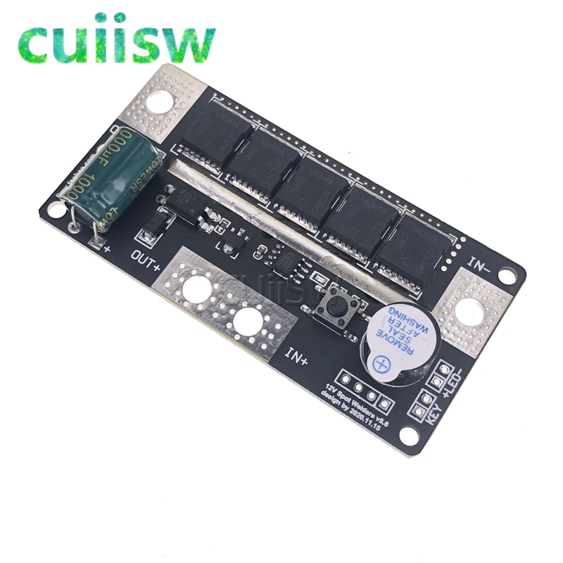 12 В DIY портативный аппарат для точечной сварки хранилище аккумулятора печатная