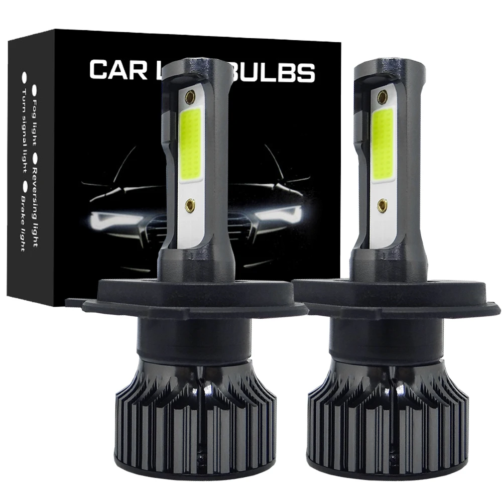 2pcs 30W 9000LM Car Headlight H4 Hi Lo H7 H1 H3 LED H8 H9 H11 HB3 HB4 9005 9006 3000K 6000K 8000K Auto fog Light 12V LED Bulb